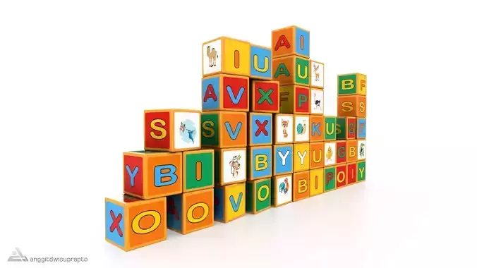 Baby and educational toys Alphabet Blocks