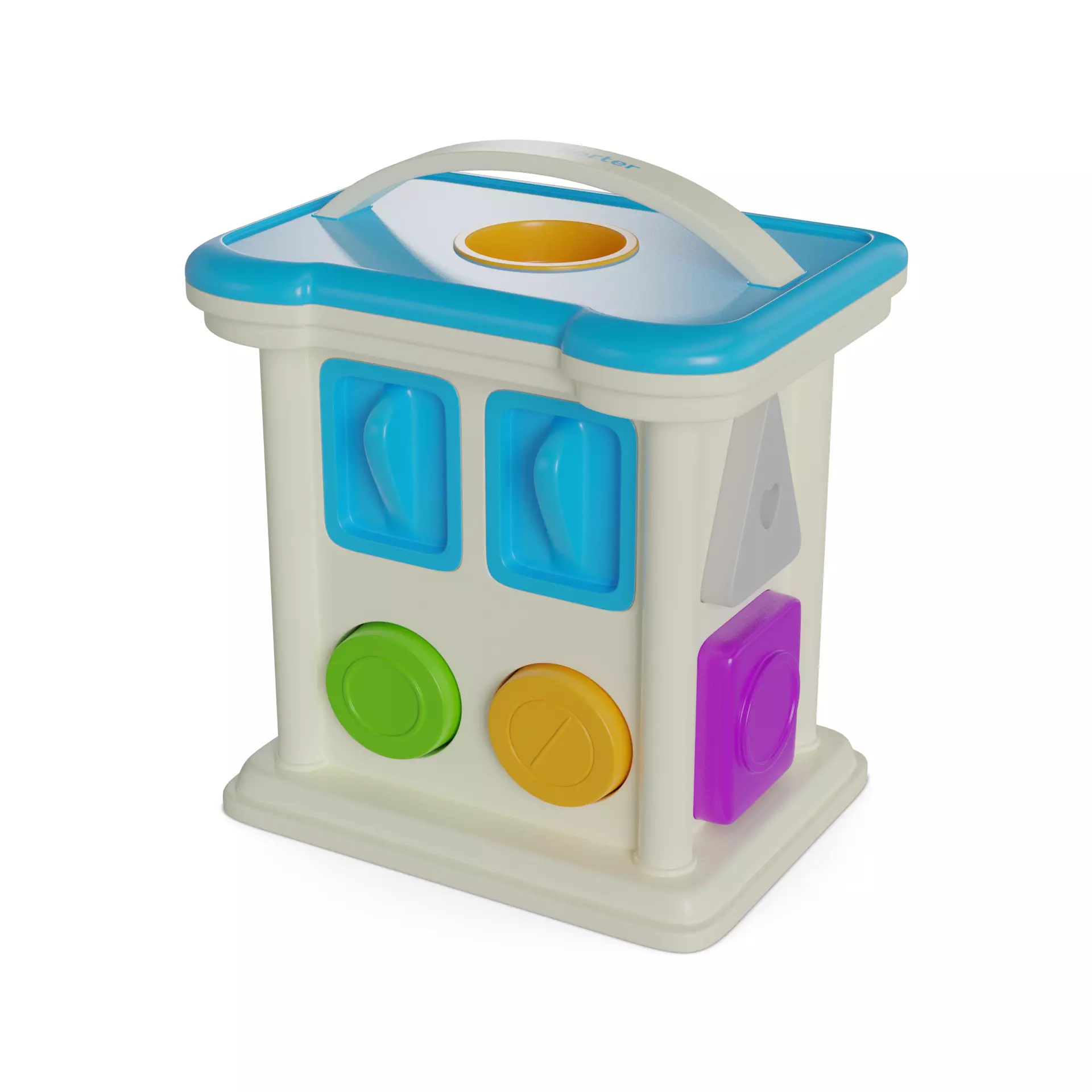 Baby and educational toys Shape Sorter 3D model
