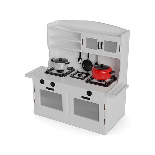 Play Kitchen Set 3D model