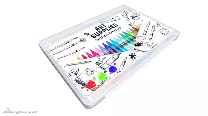 Cars and action games Art Supplies Set
