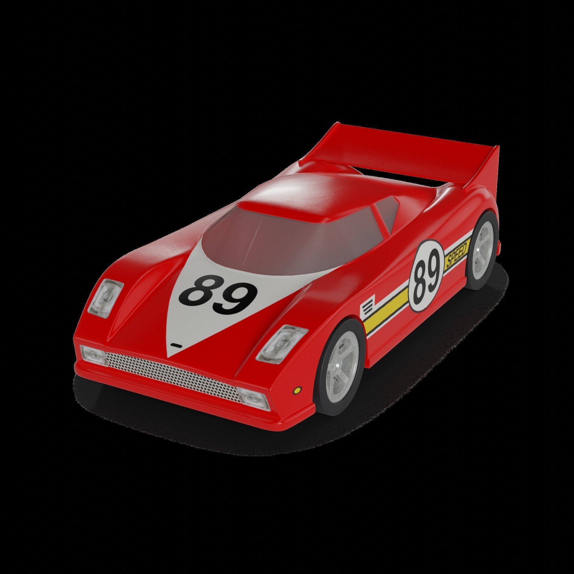 Cars and action games Toy Car 3D model_1