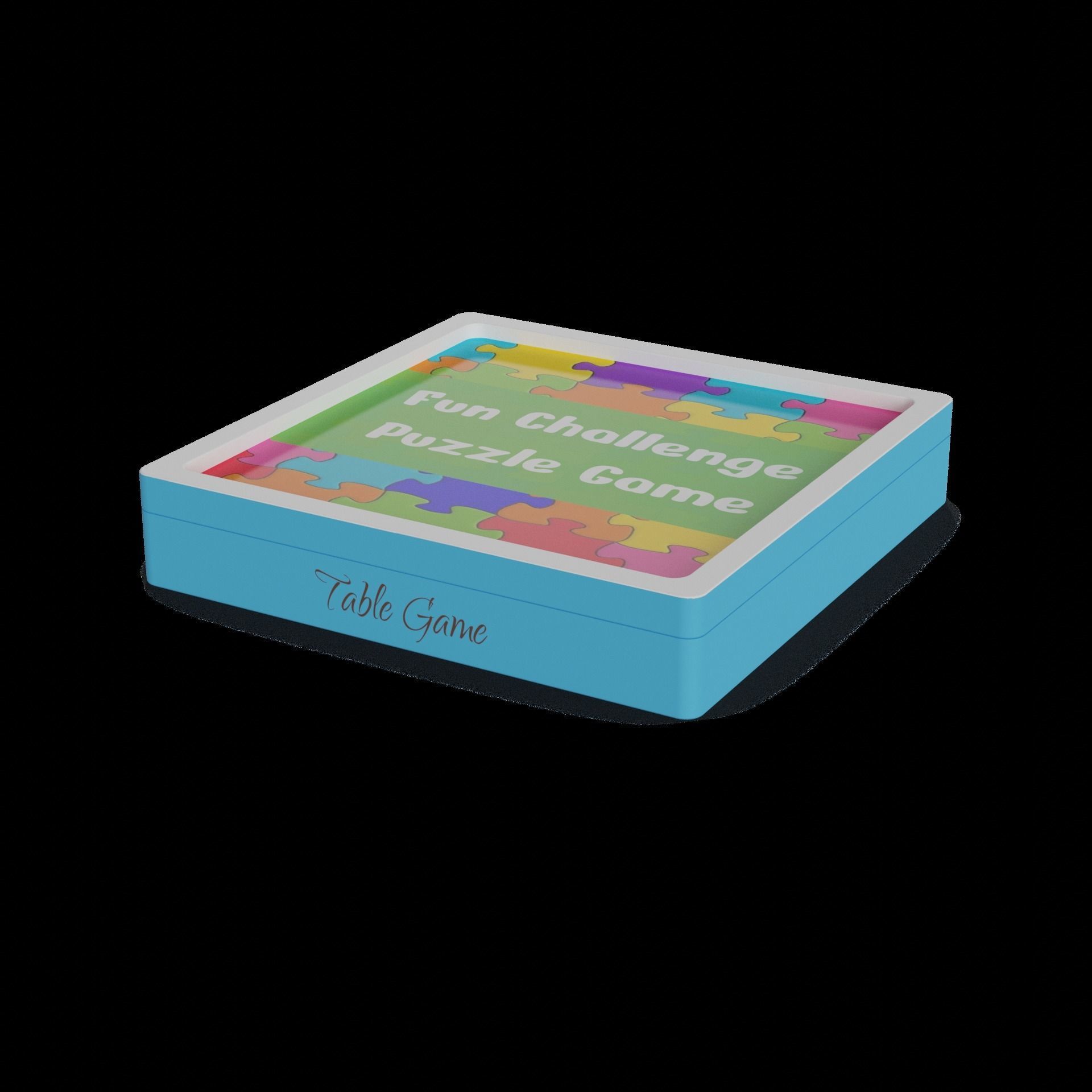 Cars and action games Puzzle Game Low-poly 3D model_1