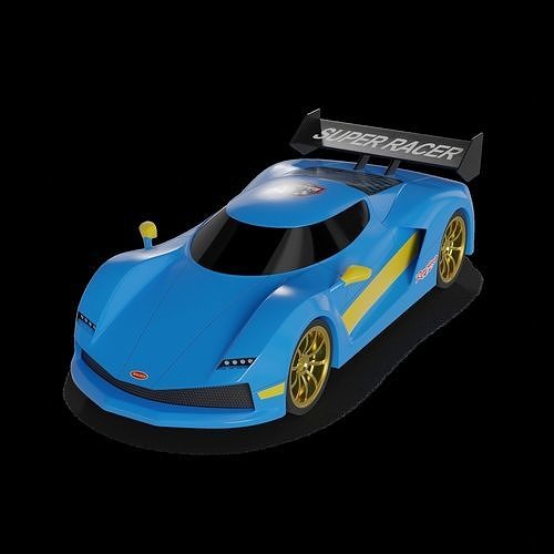 Cars and action games Remote Control Car 3D model 2