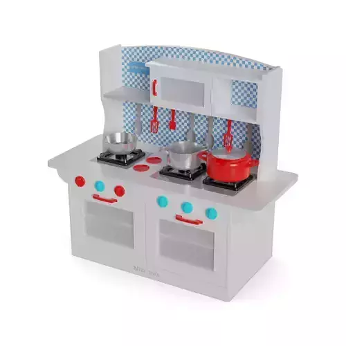 Cars and action games Play Kitchen Set 3D model