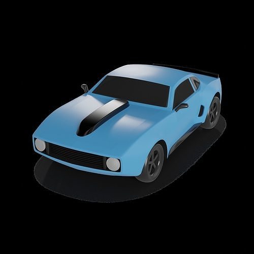 Cars and action games Toy Car 3D model 2