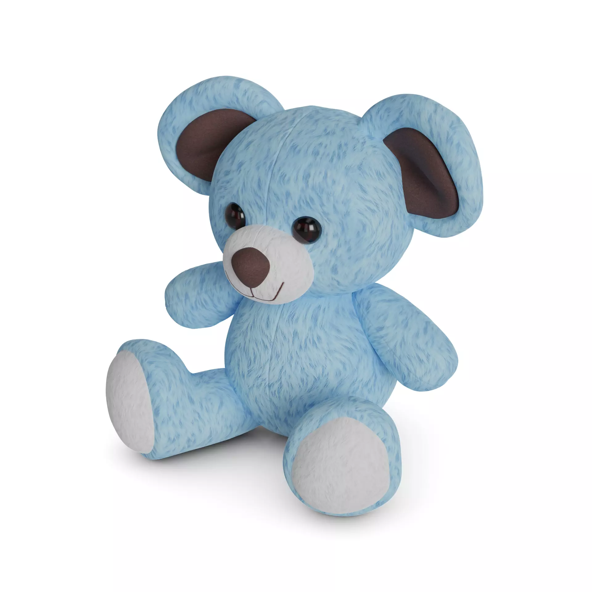Cars and action games Stuffed Animal 3D model_0