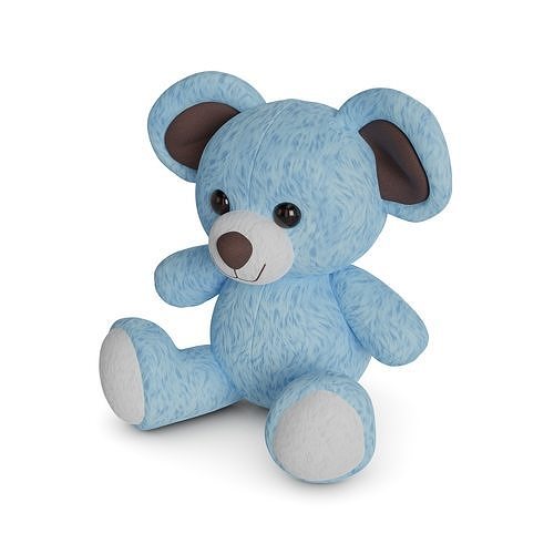 Cars and action games Stuffed Animal 3D model