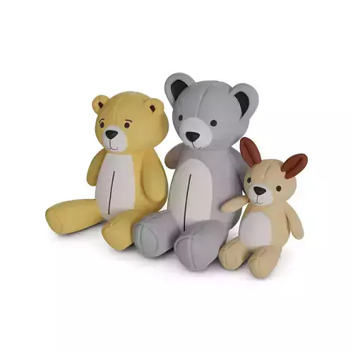 Cars and action games Soft Toy Set