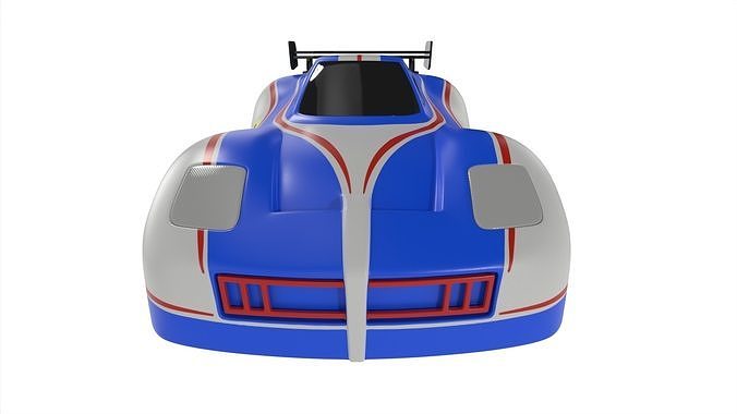 Cars and action games Remote Control Car Low-poly 3D model 4