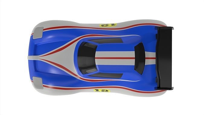 Cars and action games Remote Control Car Low-poly 3D model 6
