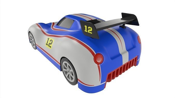 Cars and action games Remote Control Car Low-poly 3D model 7
