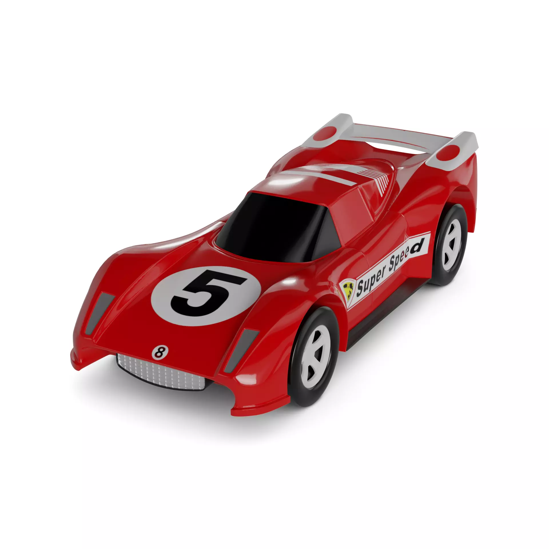 Cars and action games Toy Car 3D model_0