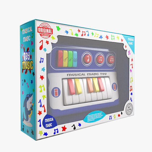 Musical Toy Low-poly 3D model
