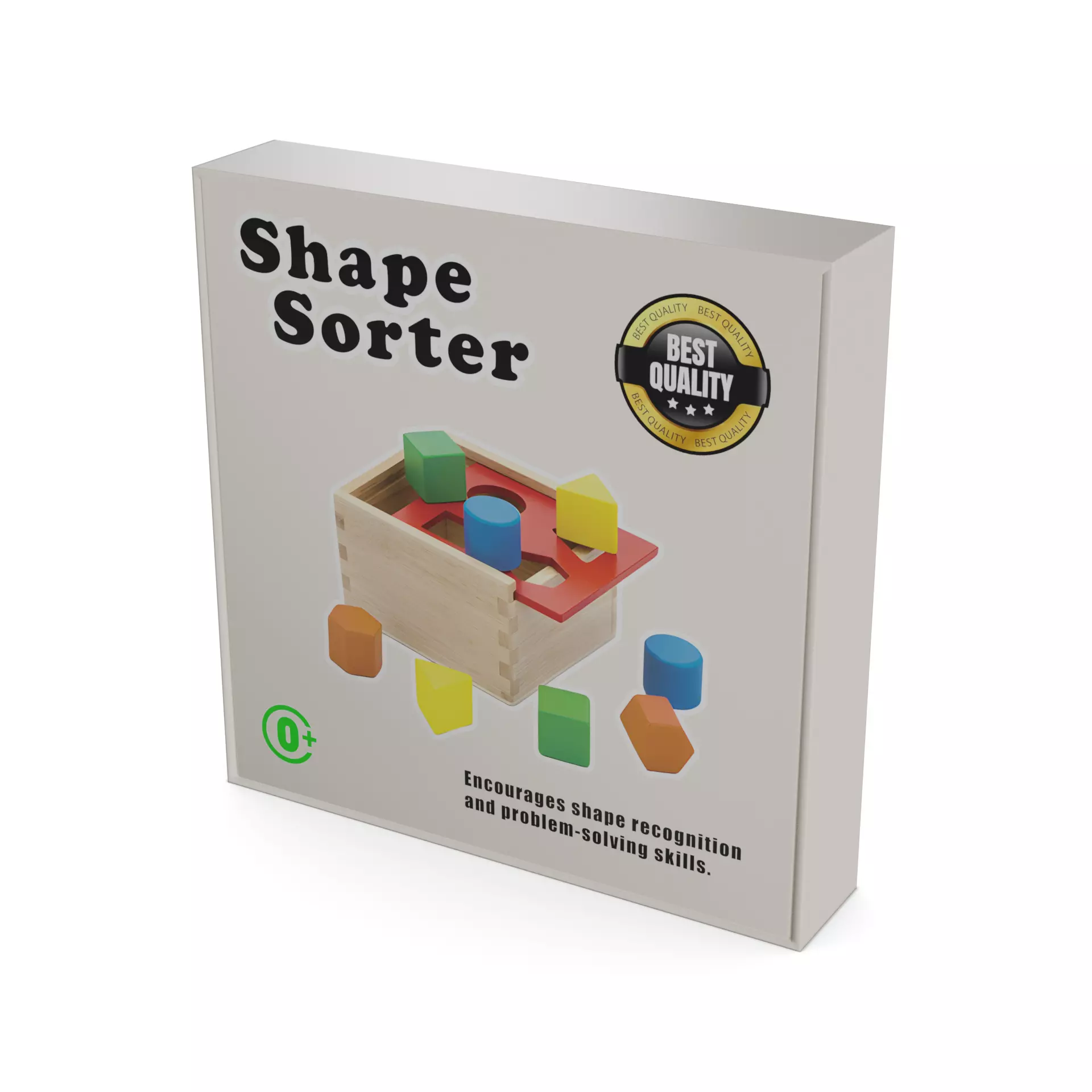 Creative and interactive toys Shape Sorter Low-poly 3D model_0