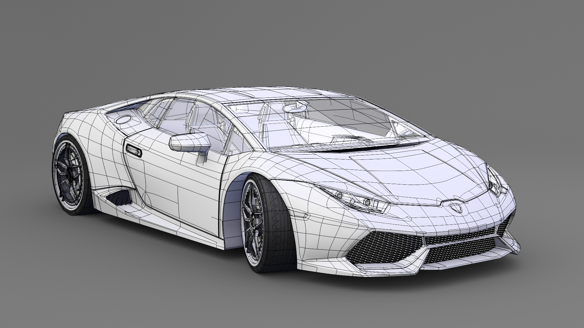 Lamborghini Huracan 3d Print Model