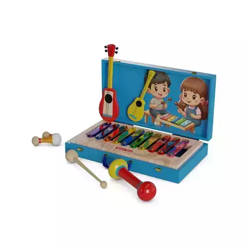 Creative and interactive toys Musical Instrument Set 3D model