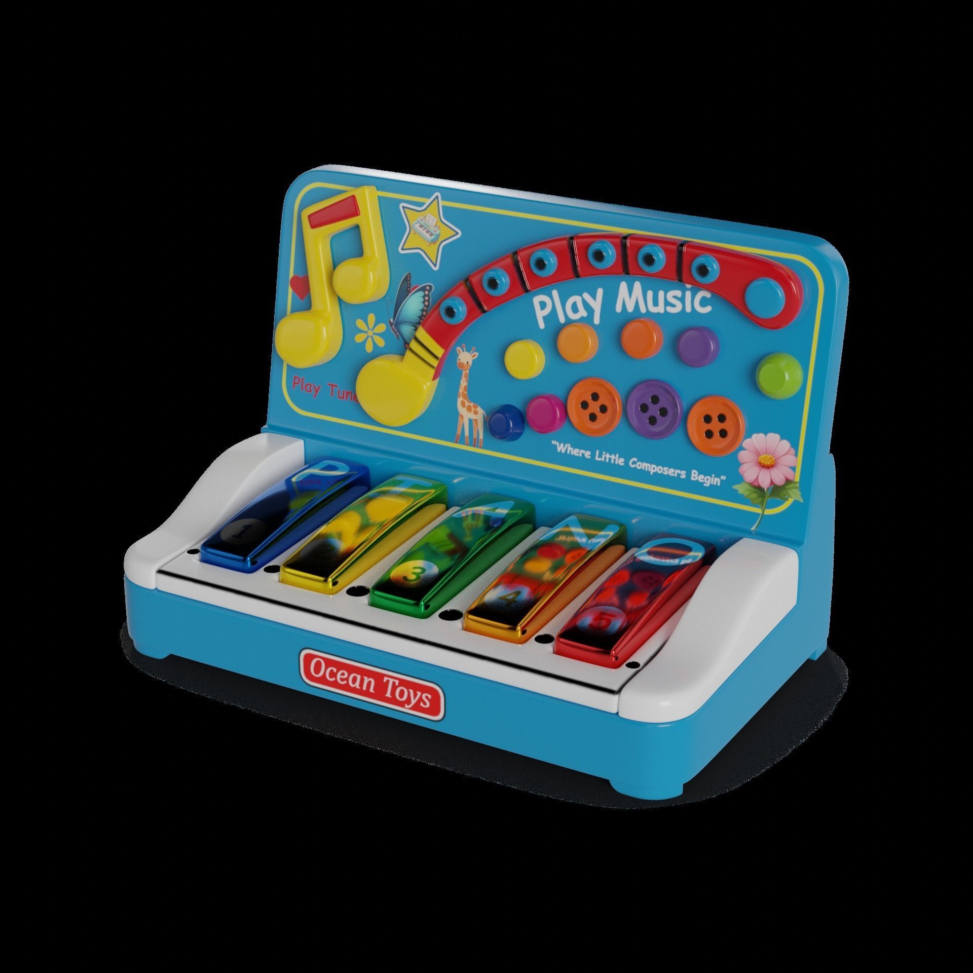 Creative and interactive toys Musical Melodies 3D model_1