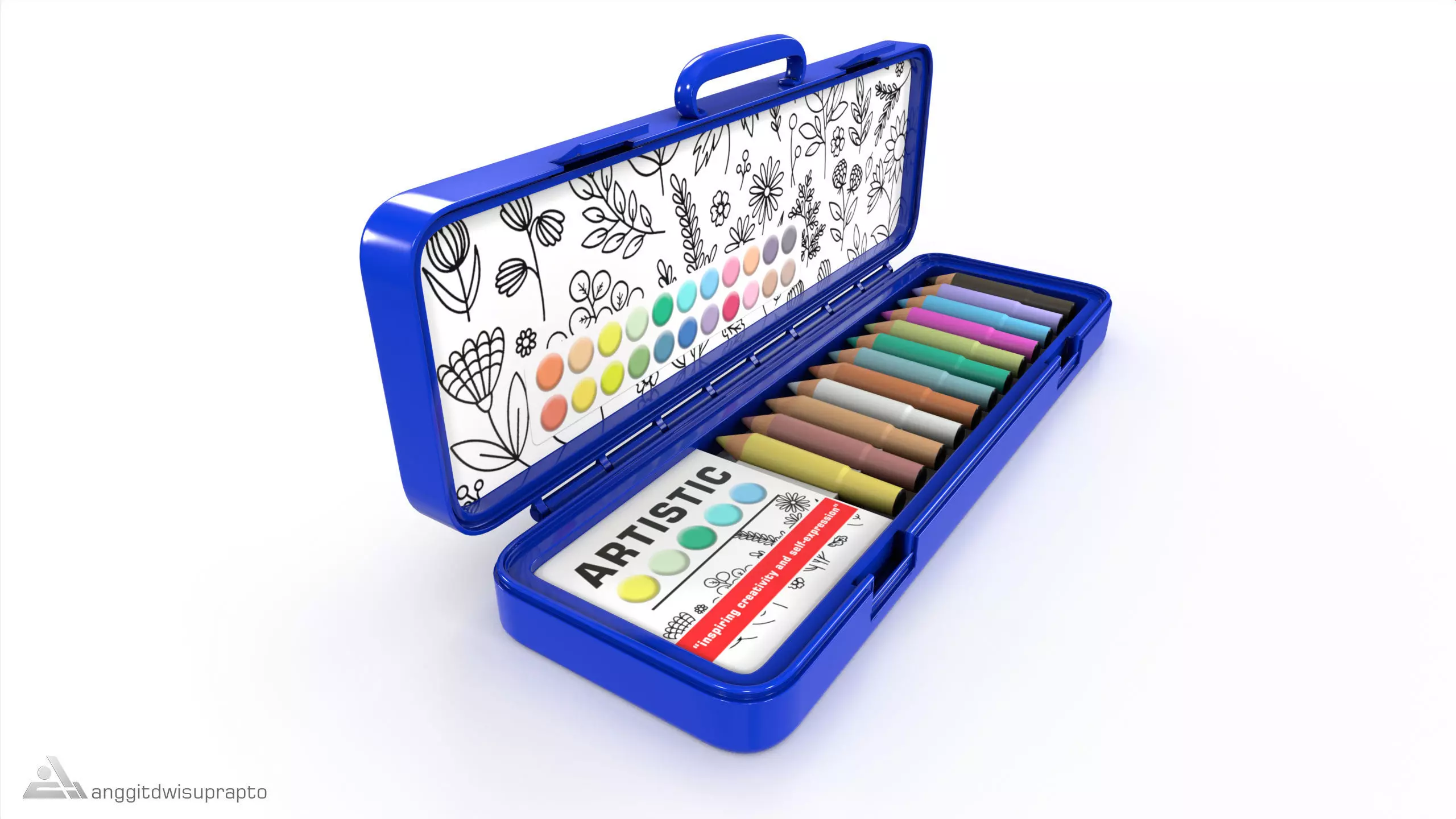 Creative and interactive toys Creative Drawing Set 3D model_0