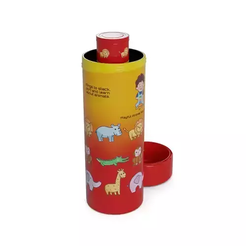 Creative and interactive toys Playful Animal Stacking Rings