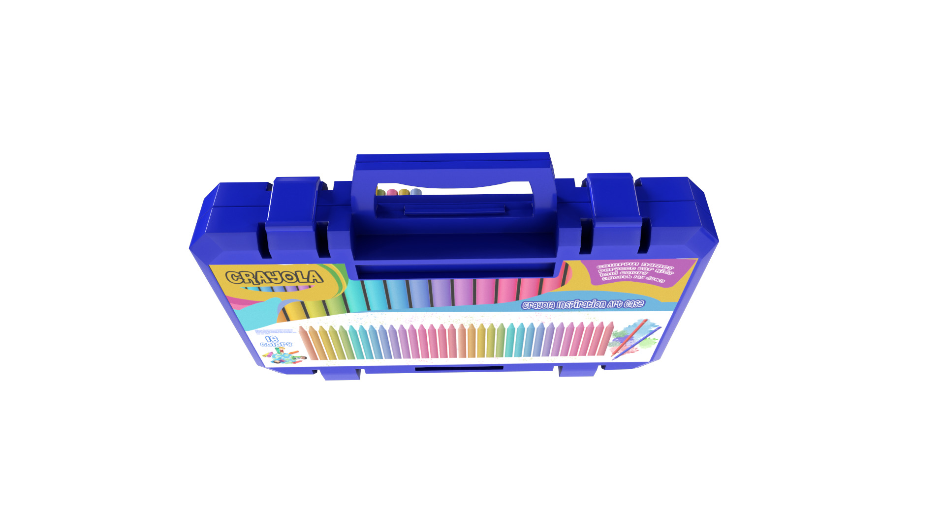 Creative and interactive toys Crayola Inspiration Art Case 3D model_12
