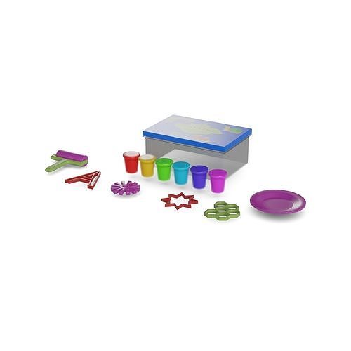 Creative and interactive toys Playful Dough Set Low-poly 3D model