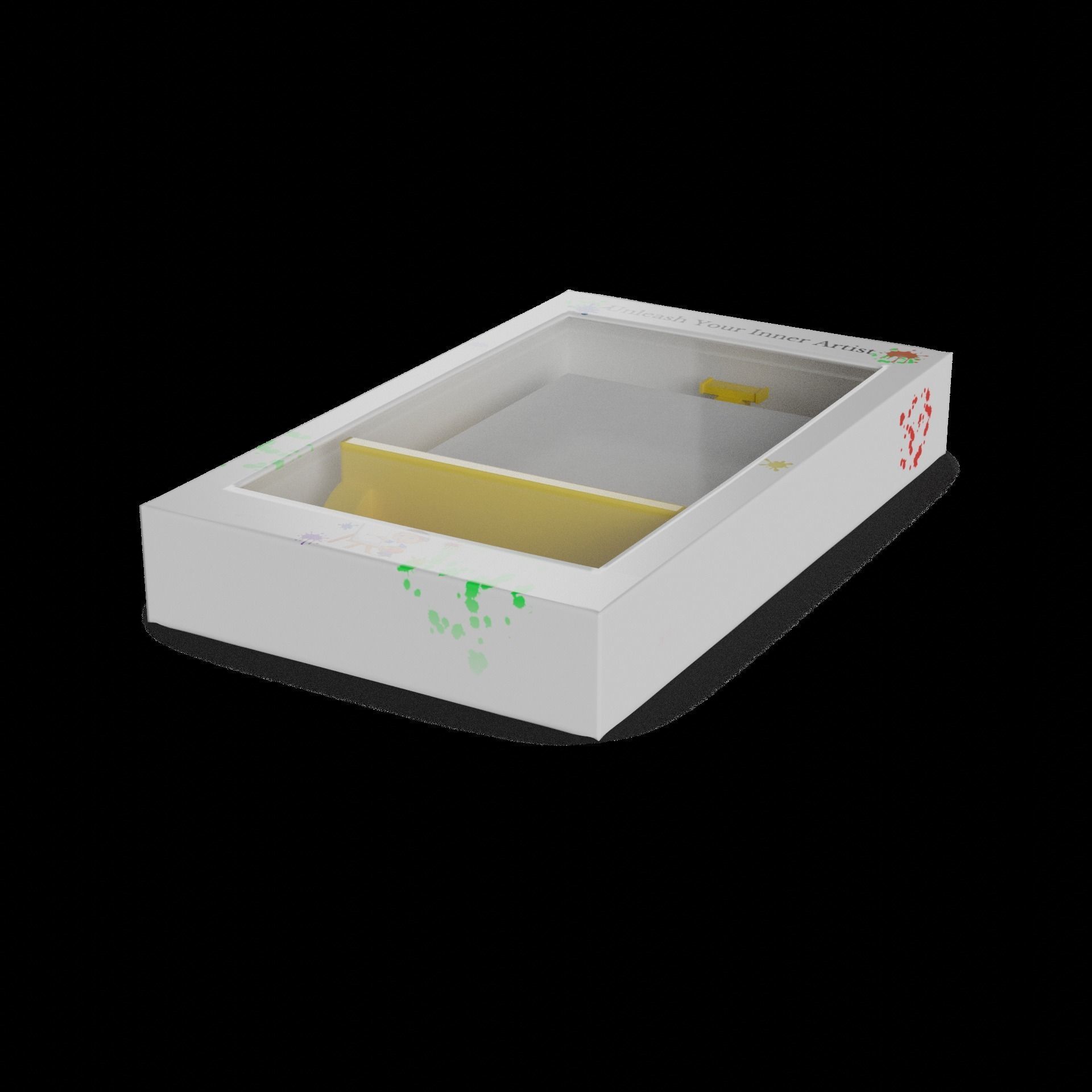 Creative and interactive toys Artistic Easel Set 3D model_1