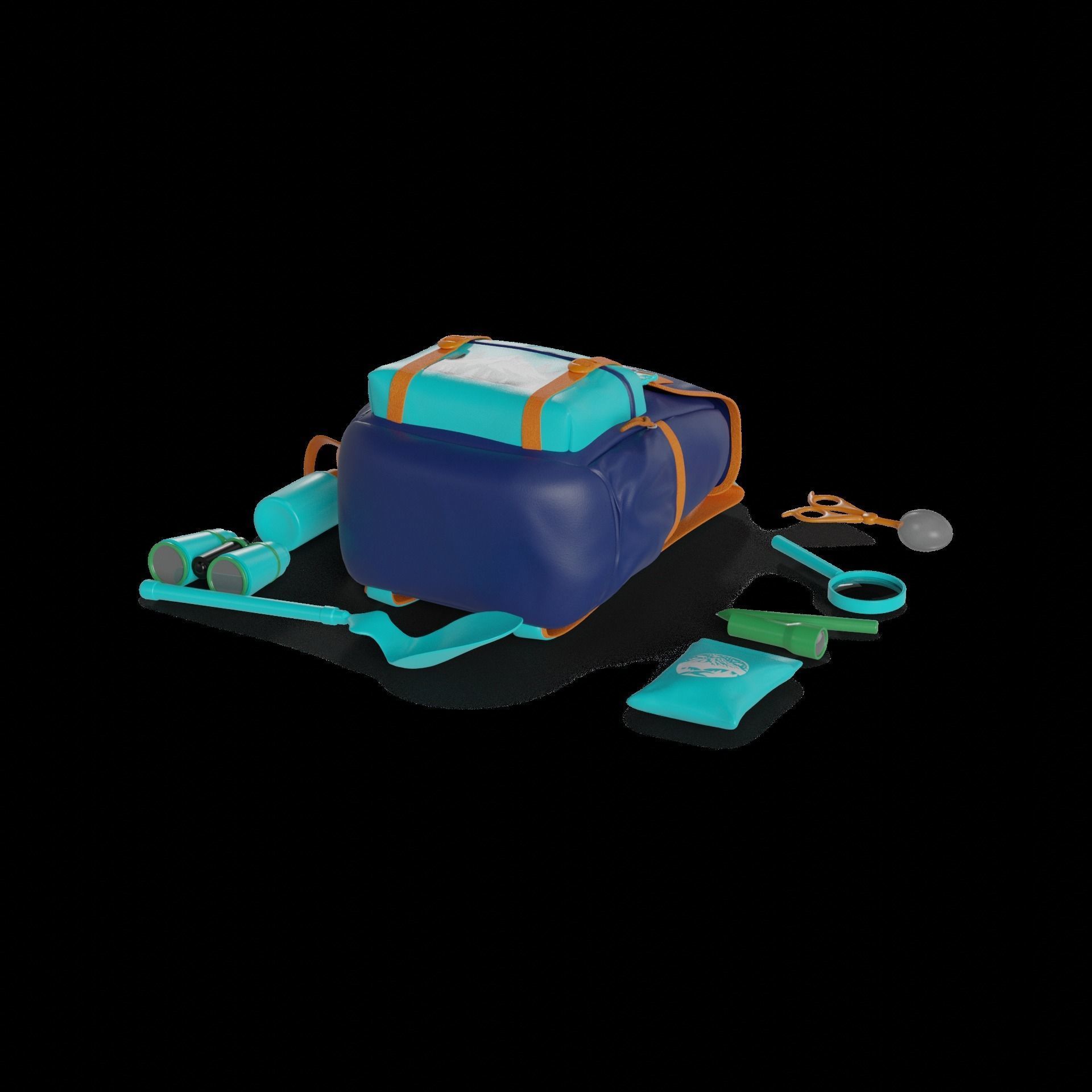 Creative and interactive toys Outdoor Adventure Set 3D model_1