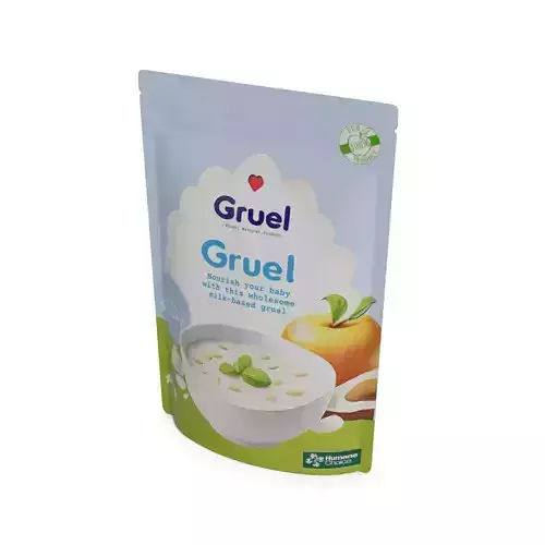 Milk-based gruel from Milk-based gruel from Baby and kids Low-poly 3D model