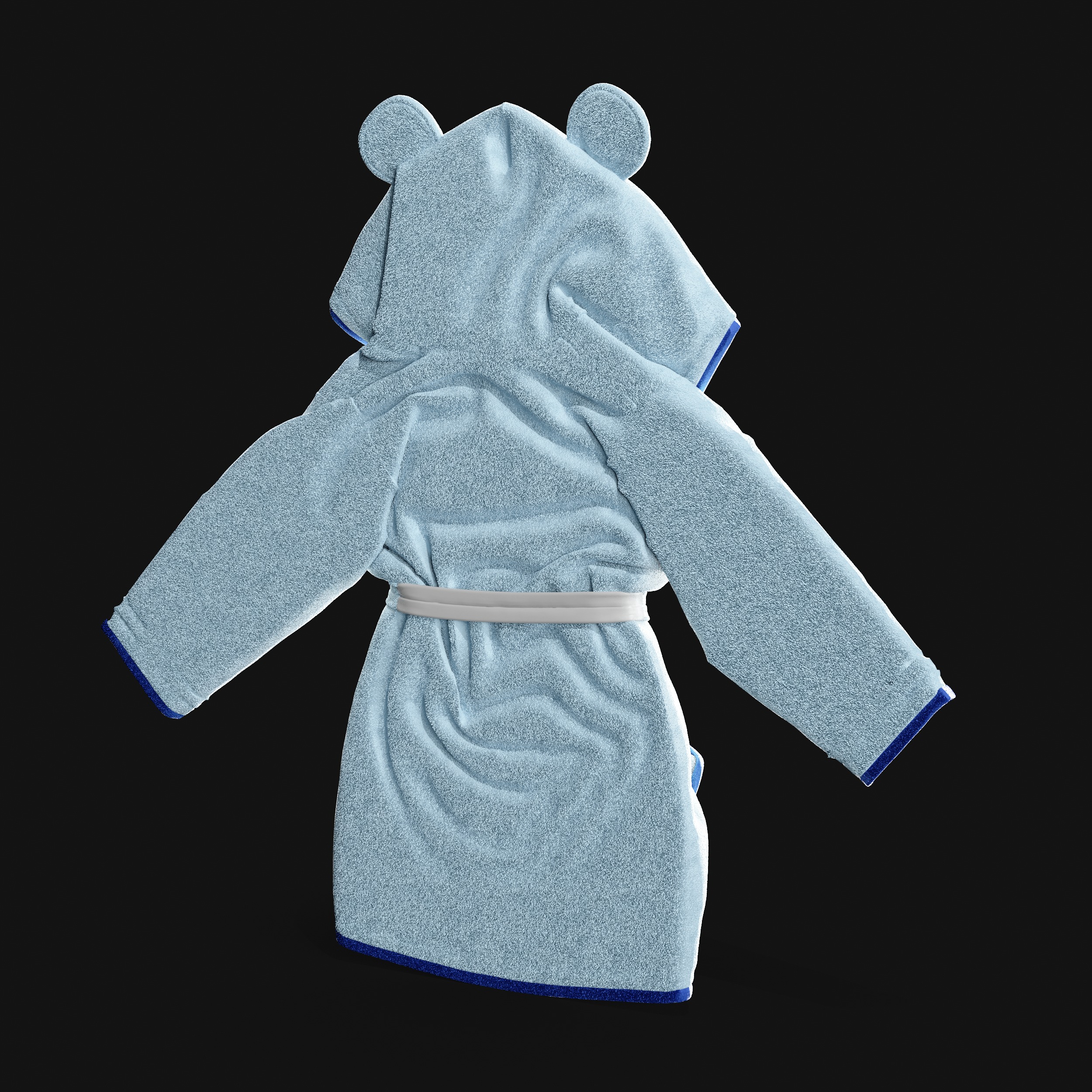 Bathtime products Baby Bathrobe 3D model_5