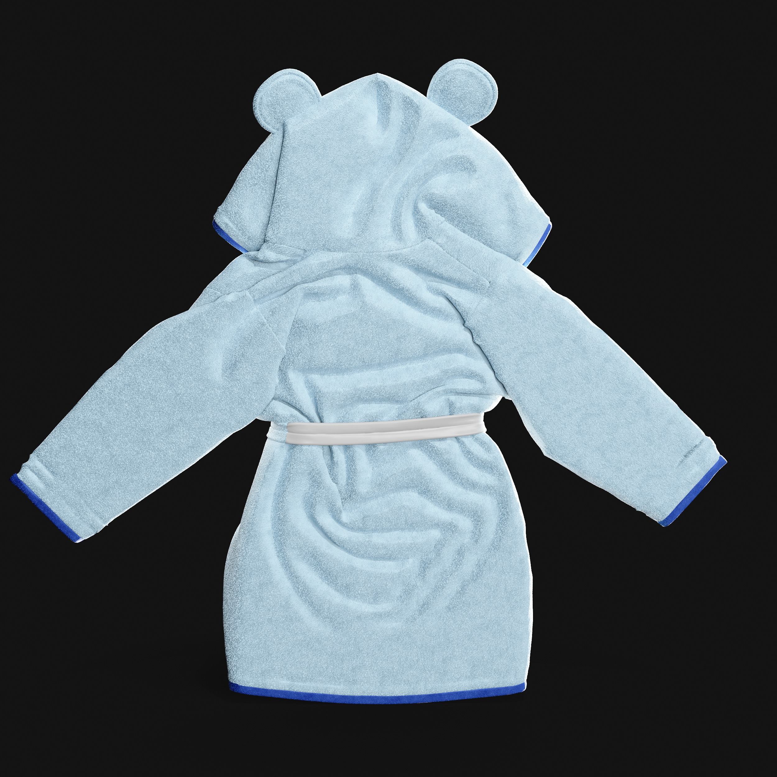 Bathtime products Baby Bathrobe 3D model_6