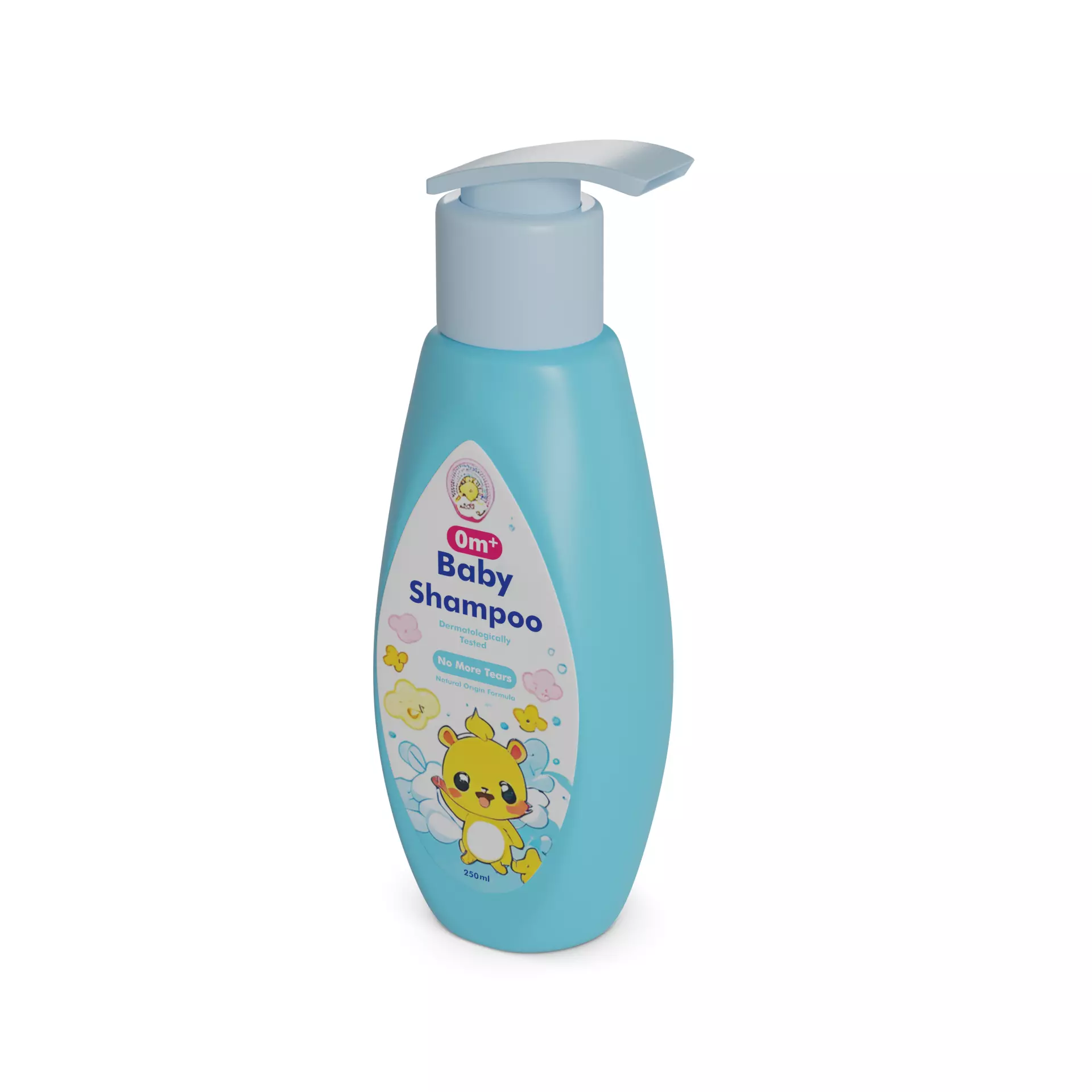 Bathtime products Baby Shampoo 3D model_0
