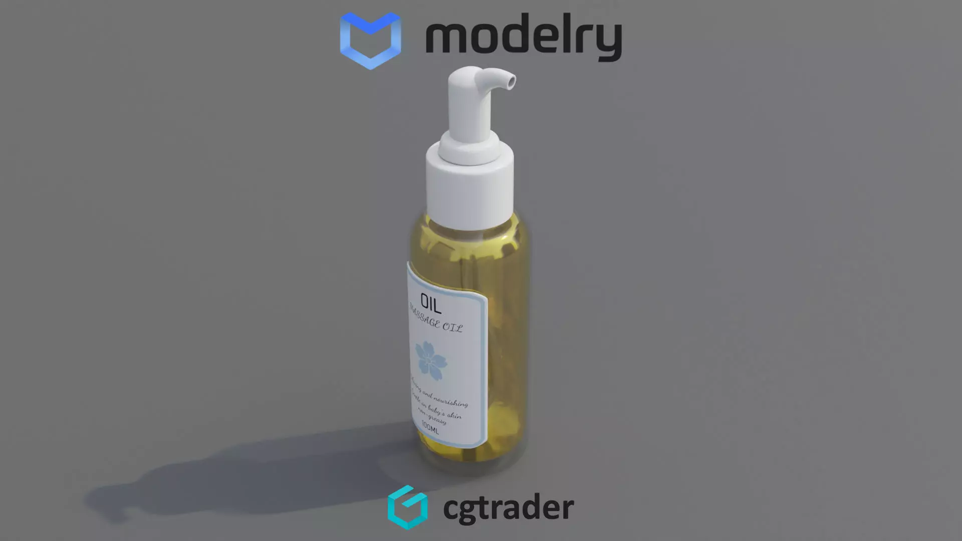 Baby Oil 3D model_0