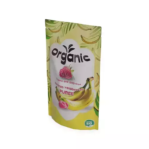 Fruit and dessert puree Banana Raspberry Puree