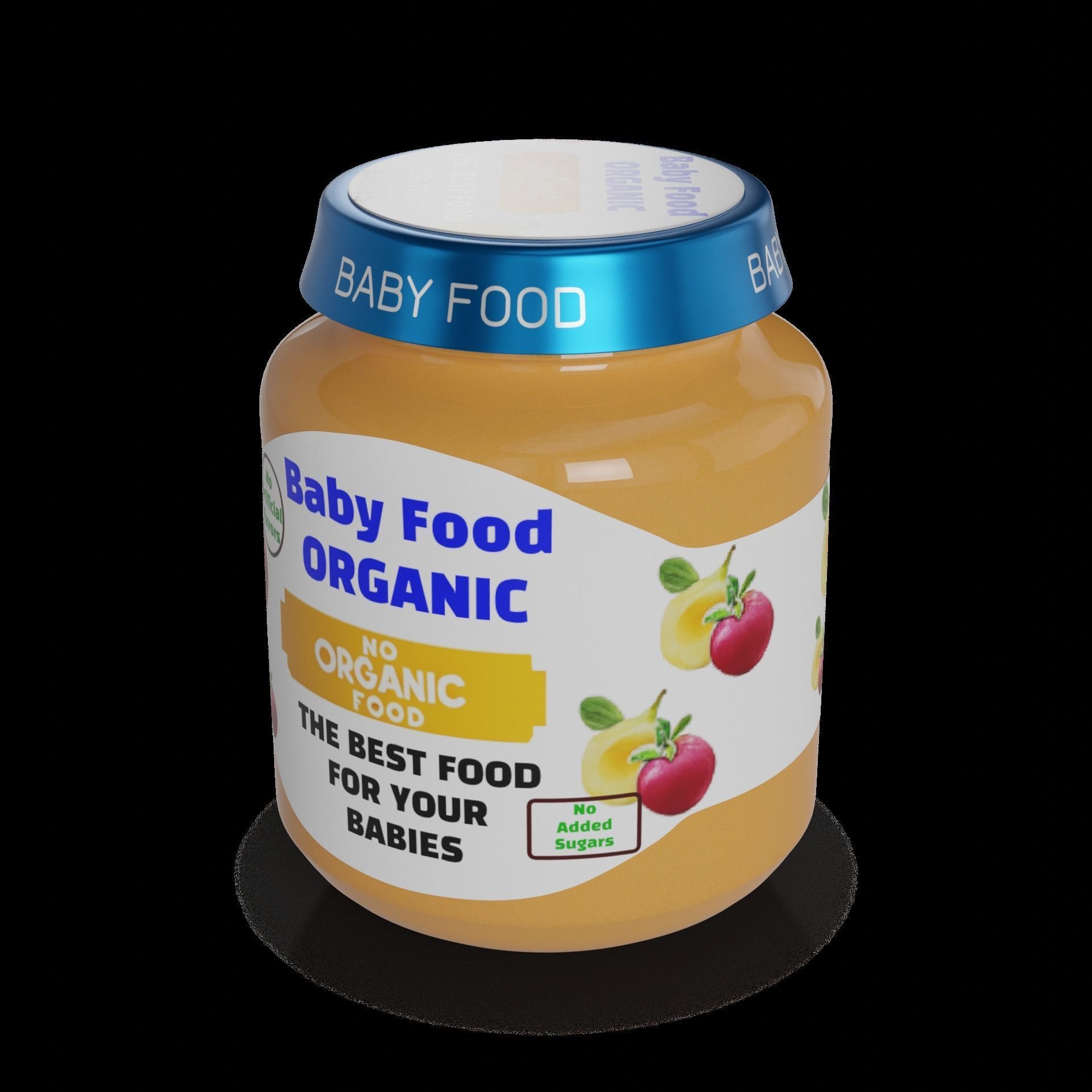 Other baby care products Baby Food 3D model_1