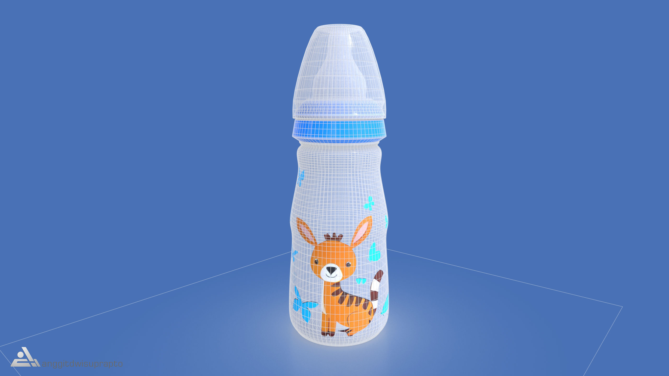 Other baby care products Baby Bottle 3D model_3