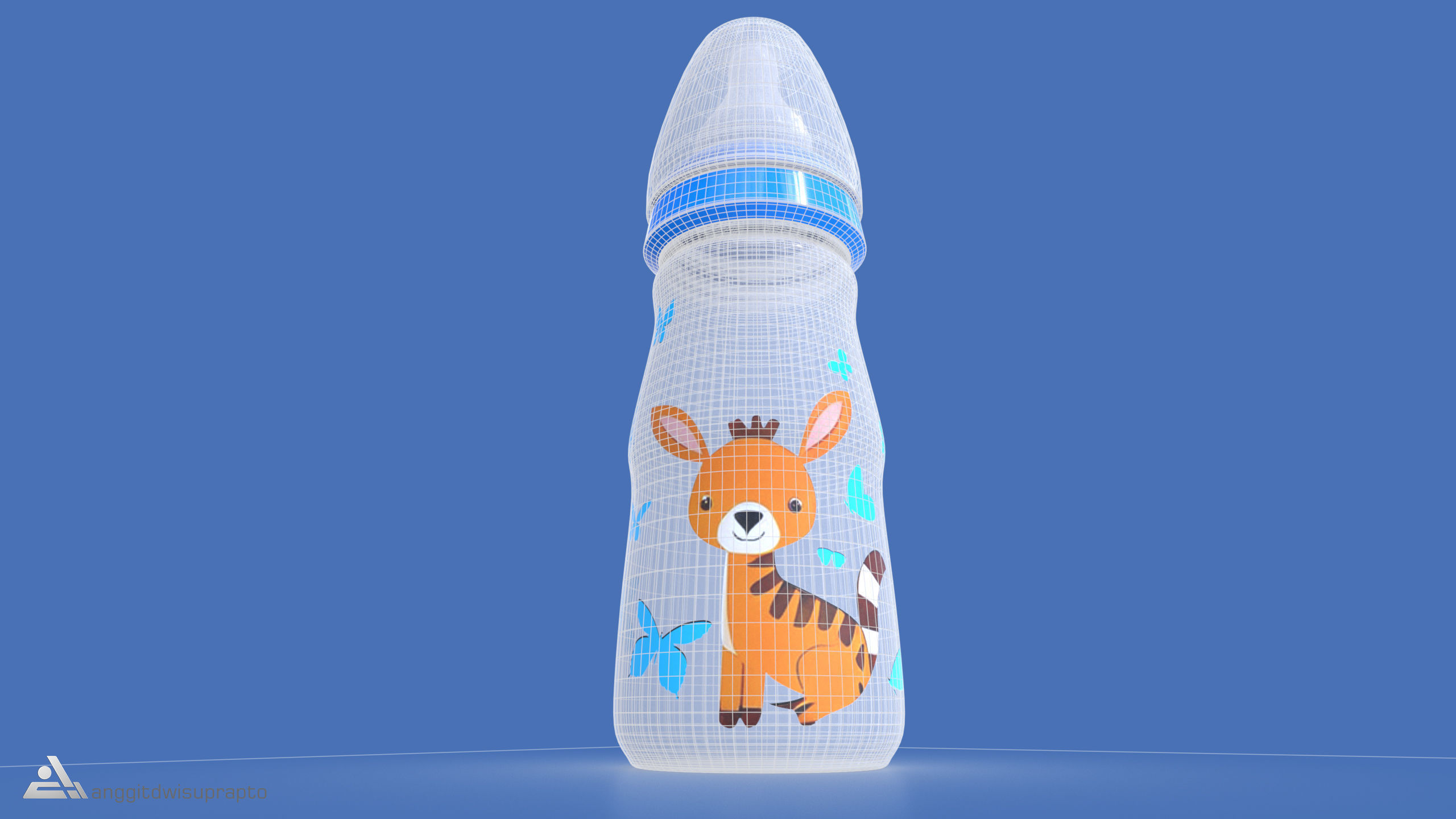 Other baby care products Baby Bottle 3D model_9