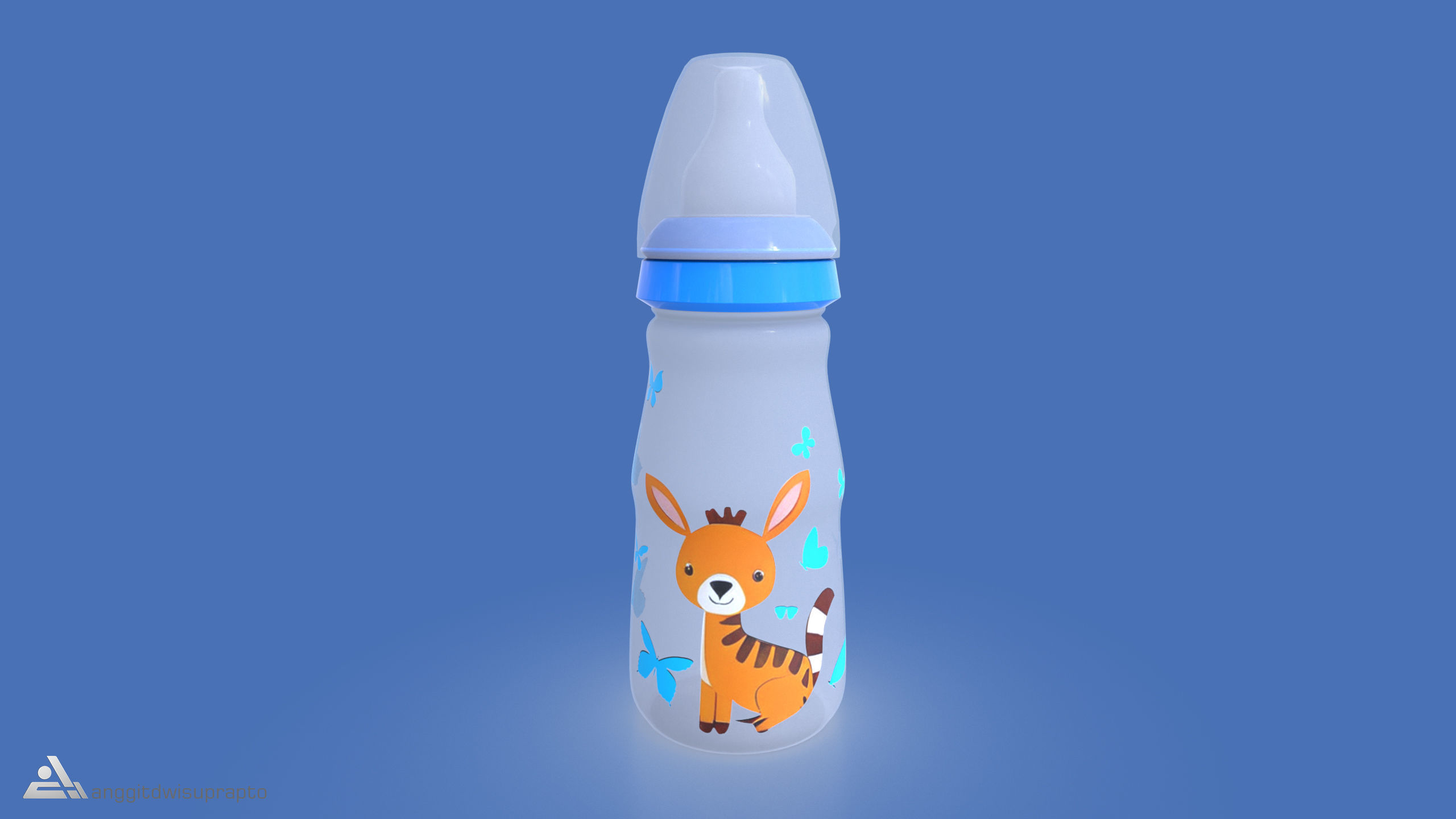 Other baby care products Baby Bottle 3D model_2