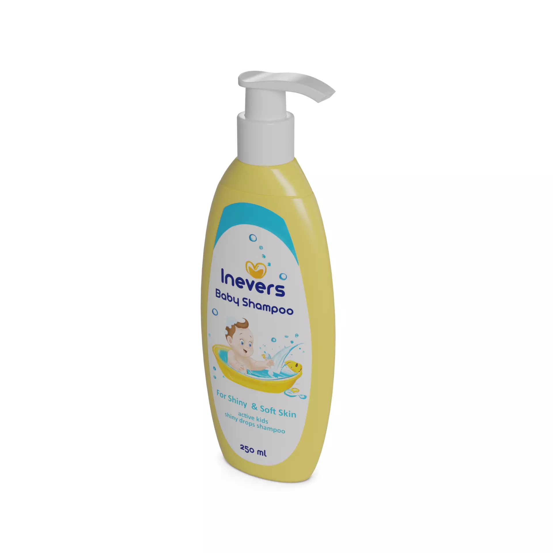 Other baby care products Baby Shampoo Low-poly 3D model_0