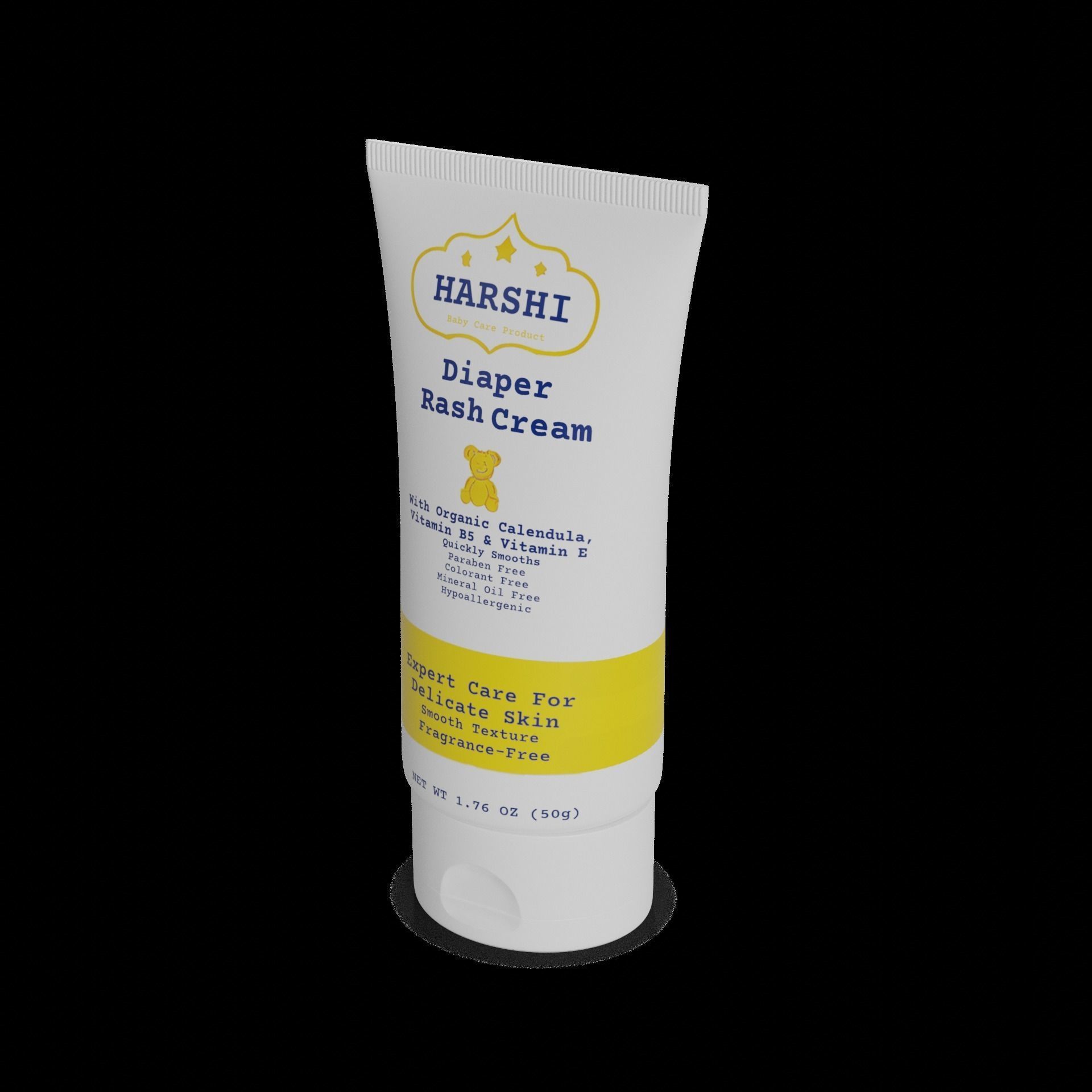 Other baby care products Diaper Rash Cream 3D model_1