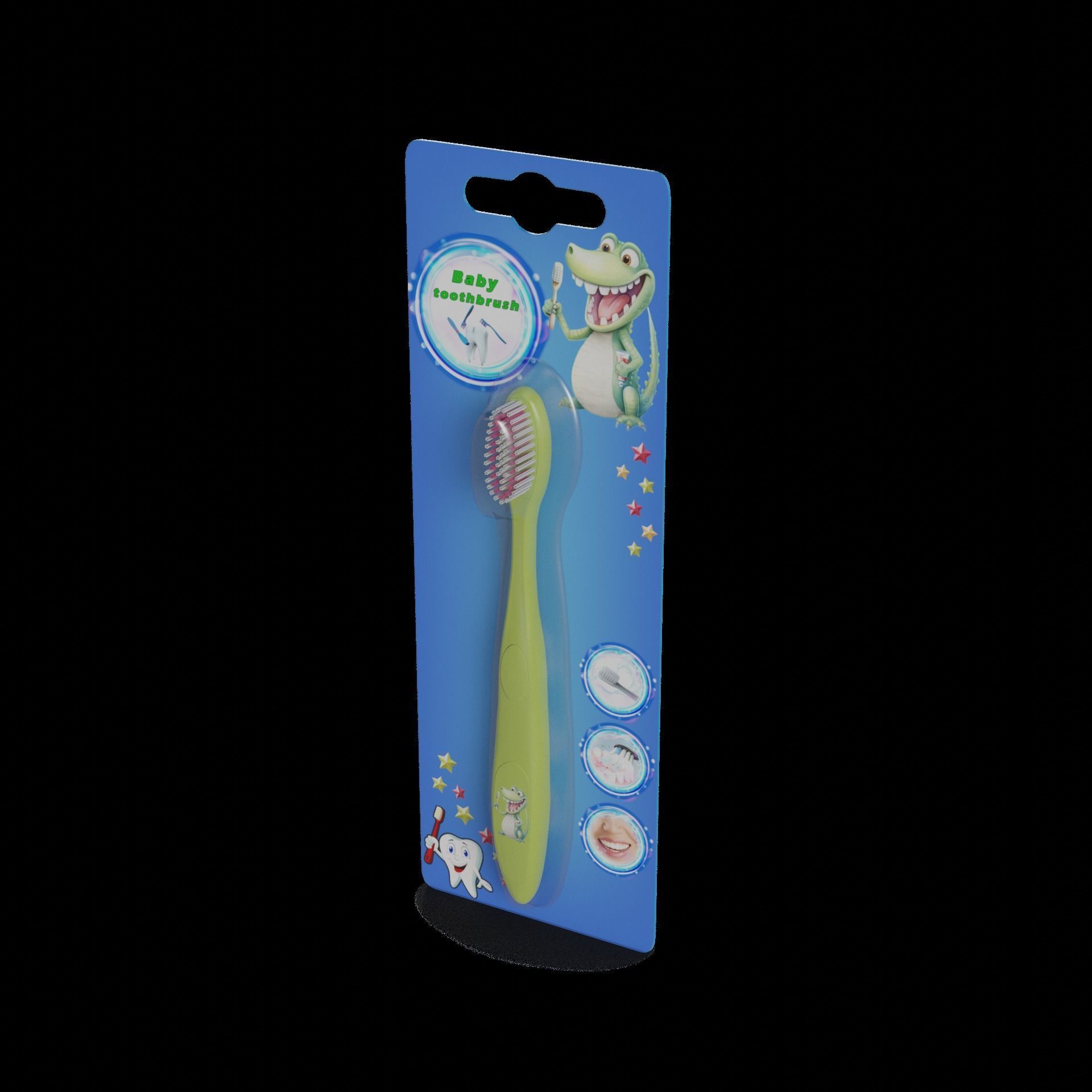 Other baby care products Baby Toothbrush 3D model_1