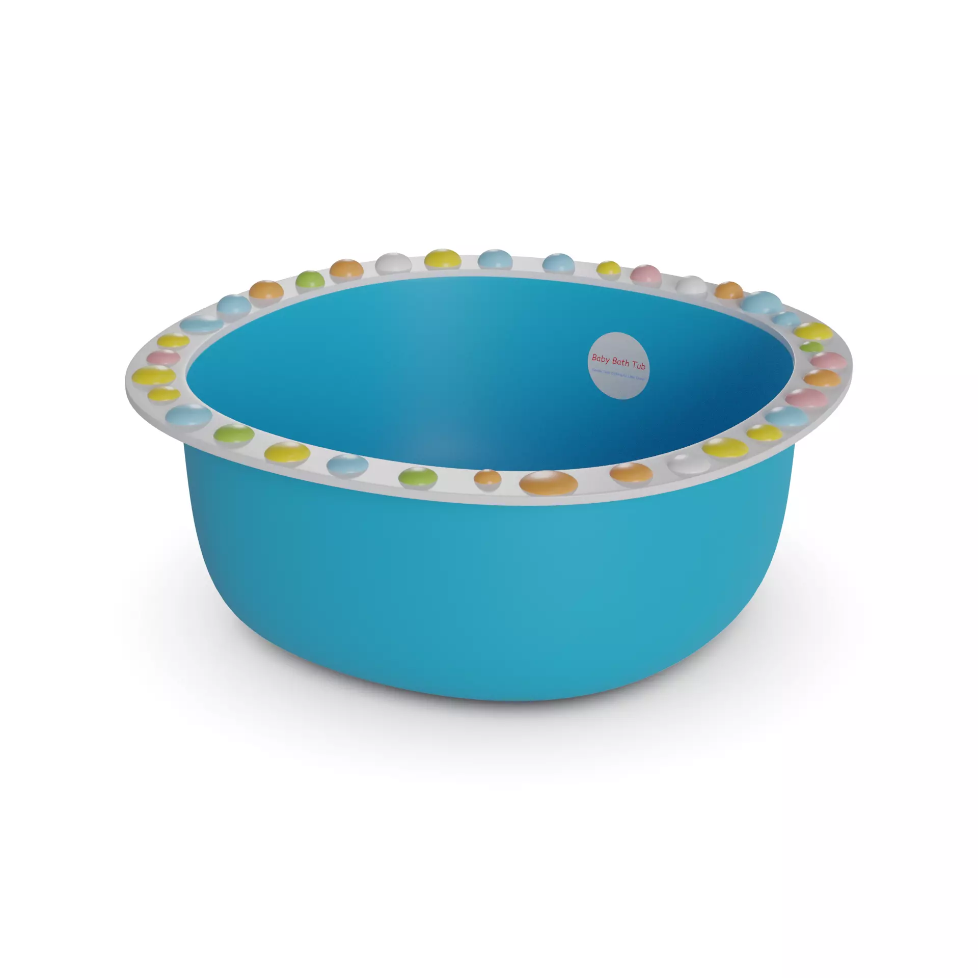 Other baby care products Baby Bath Tub 3D model_0