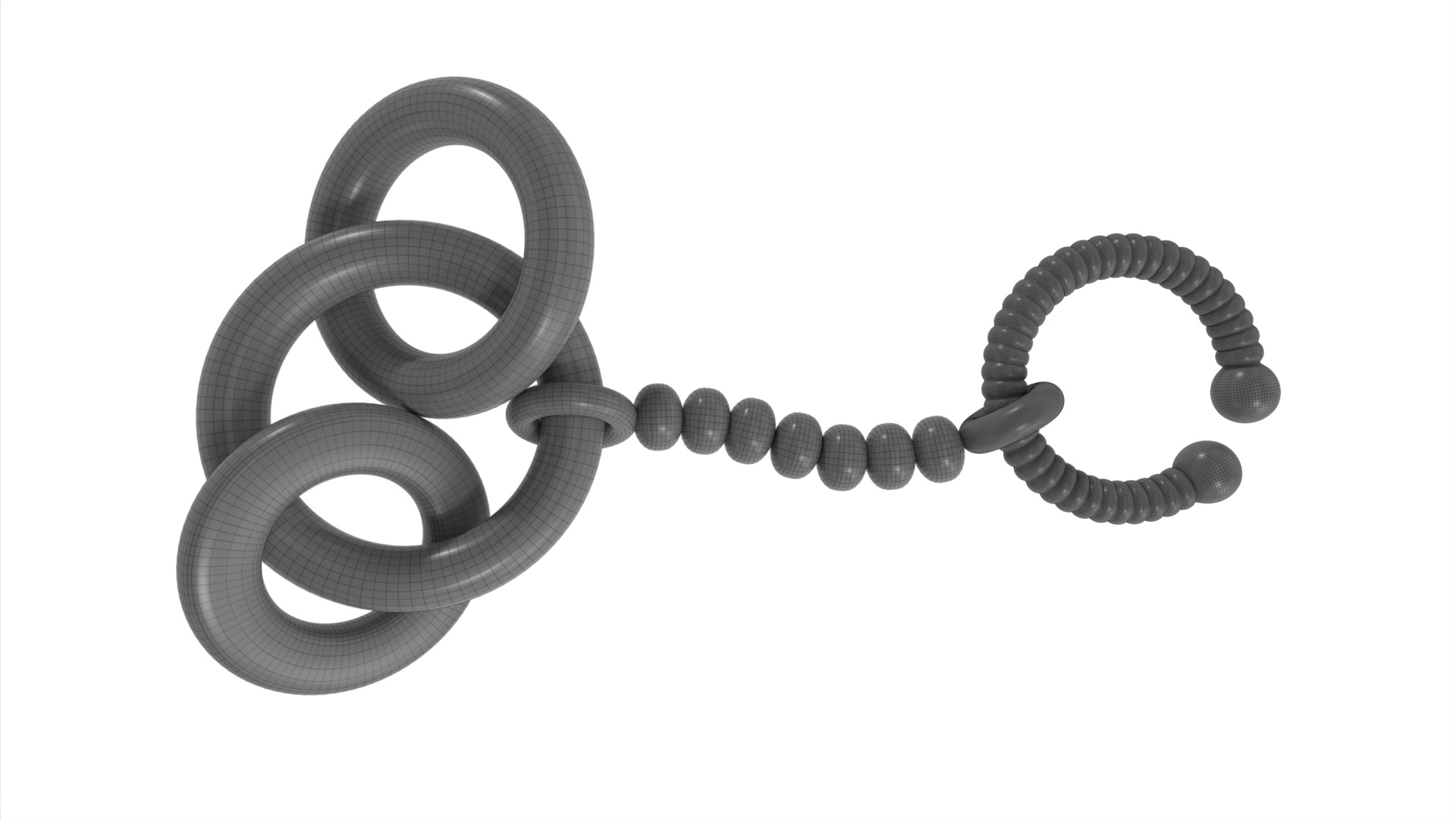 Baby feeding and care Baby Teether 3D model_11