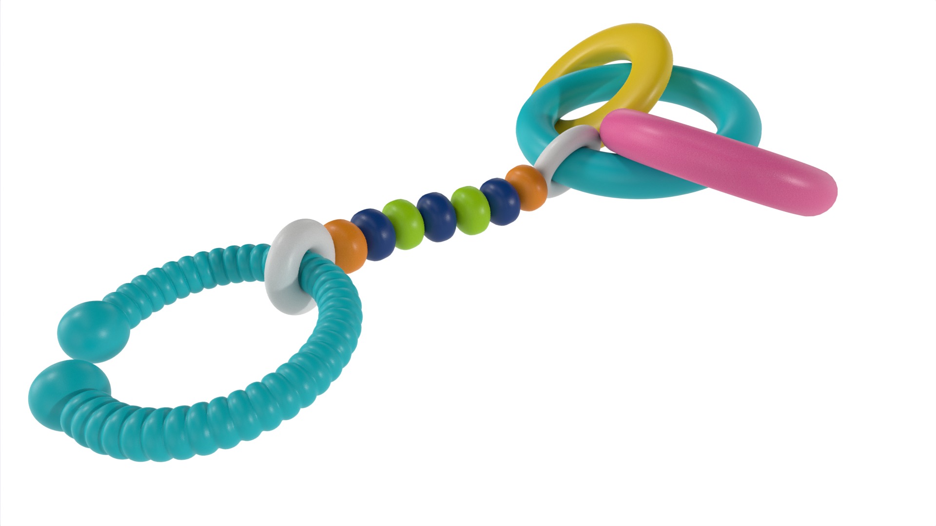 Baby feeding and care Baby Teether 3D model_6