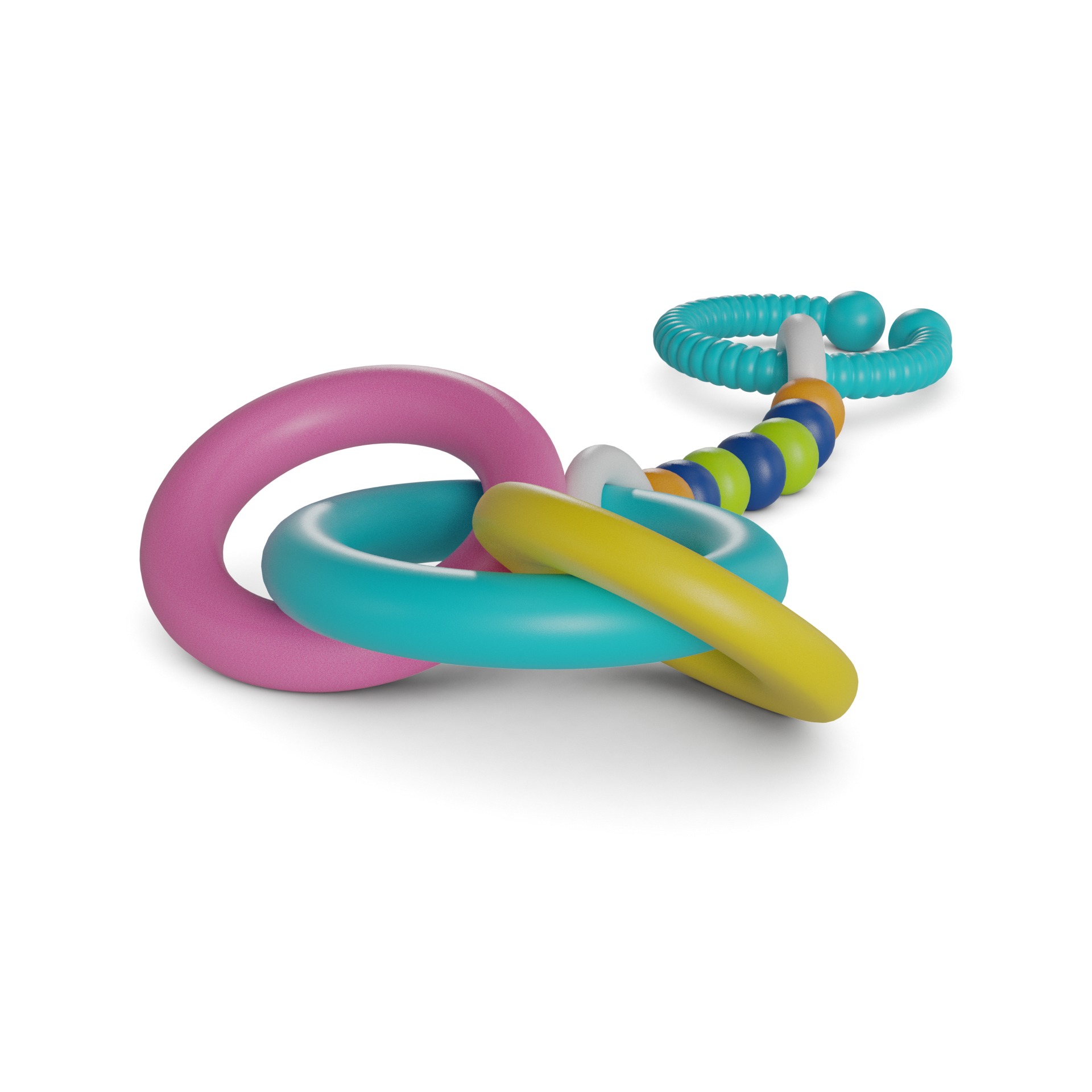 Baby feeding and care Baby Teether 3D model_16