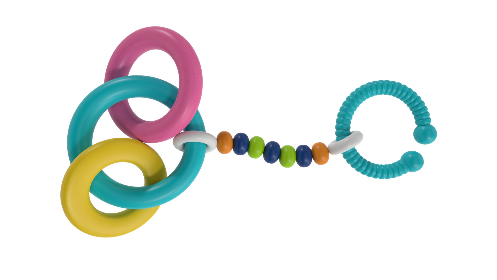 Baby feeding and care Baby Teether 3D model_3