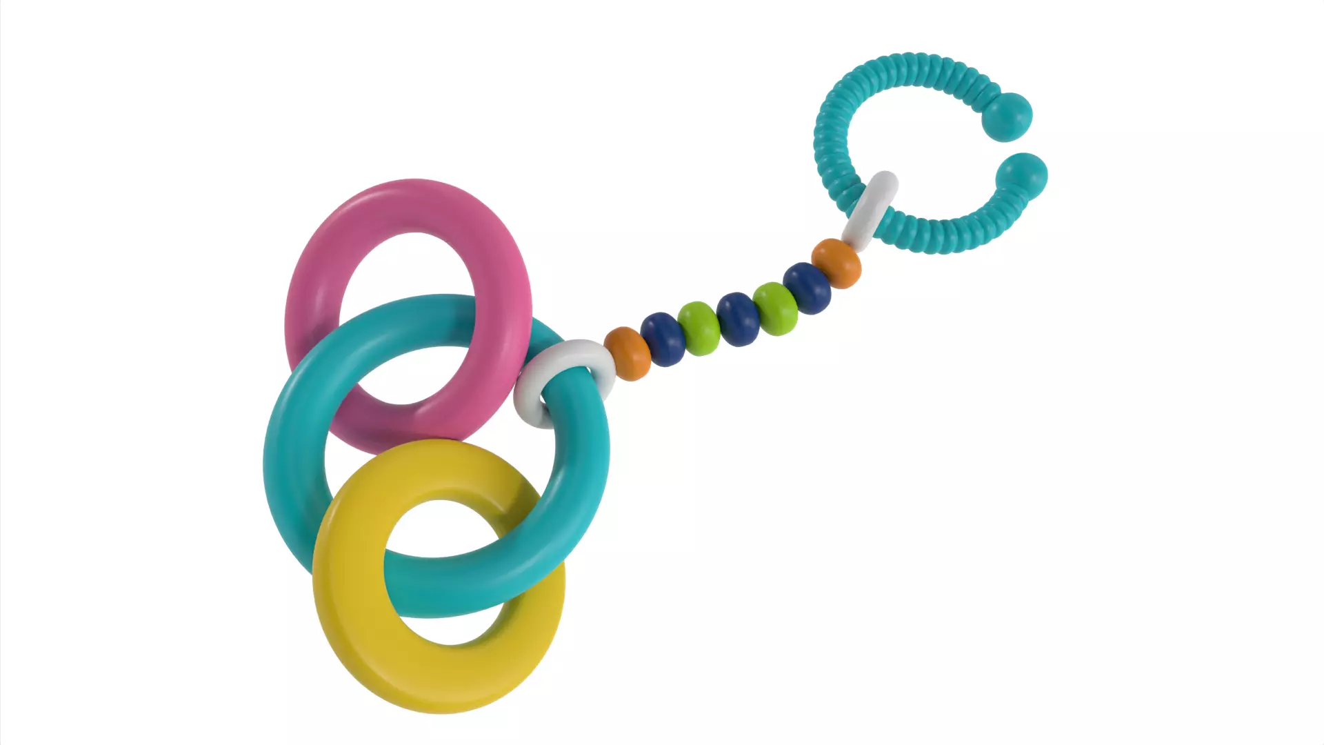 Baby feeding and care Baby Teether 3D model_0