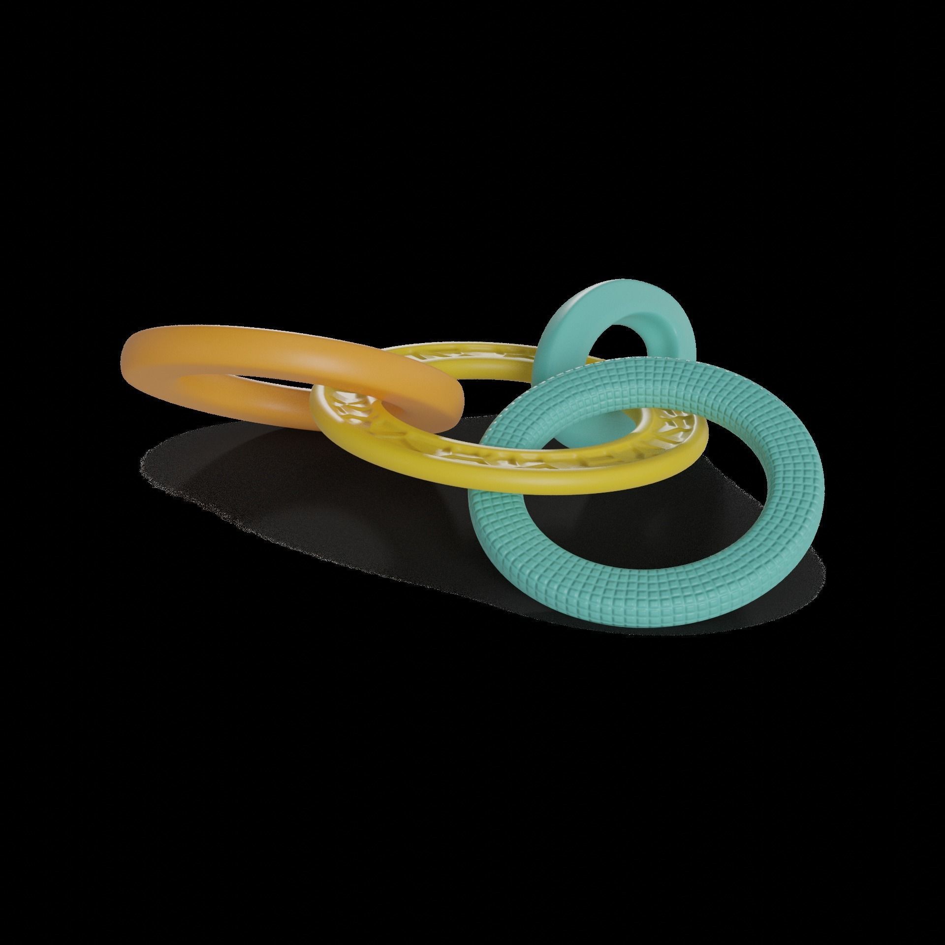 Baby feeding and care Baby Teether 3D model_17