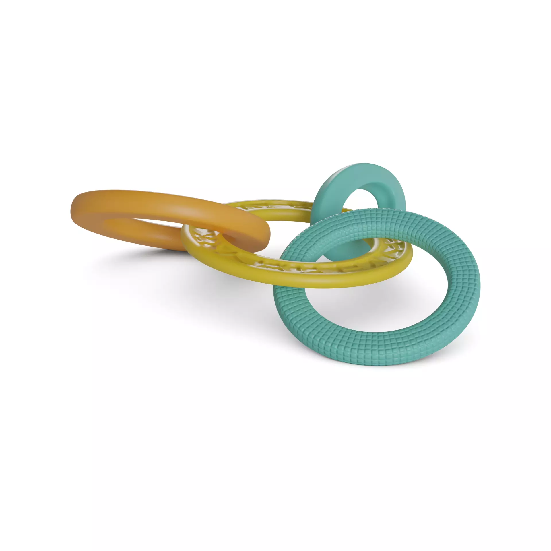 Baby feeding and care Baby Teether 3D model_0