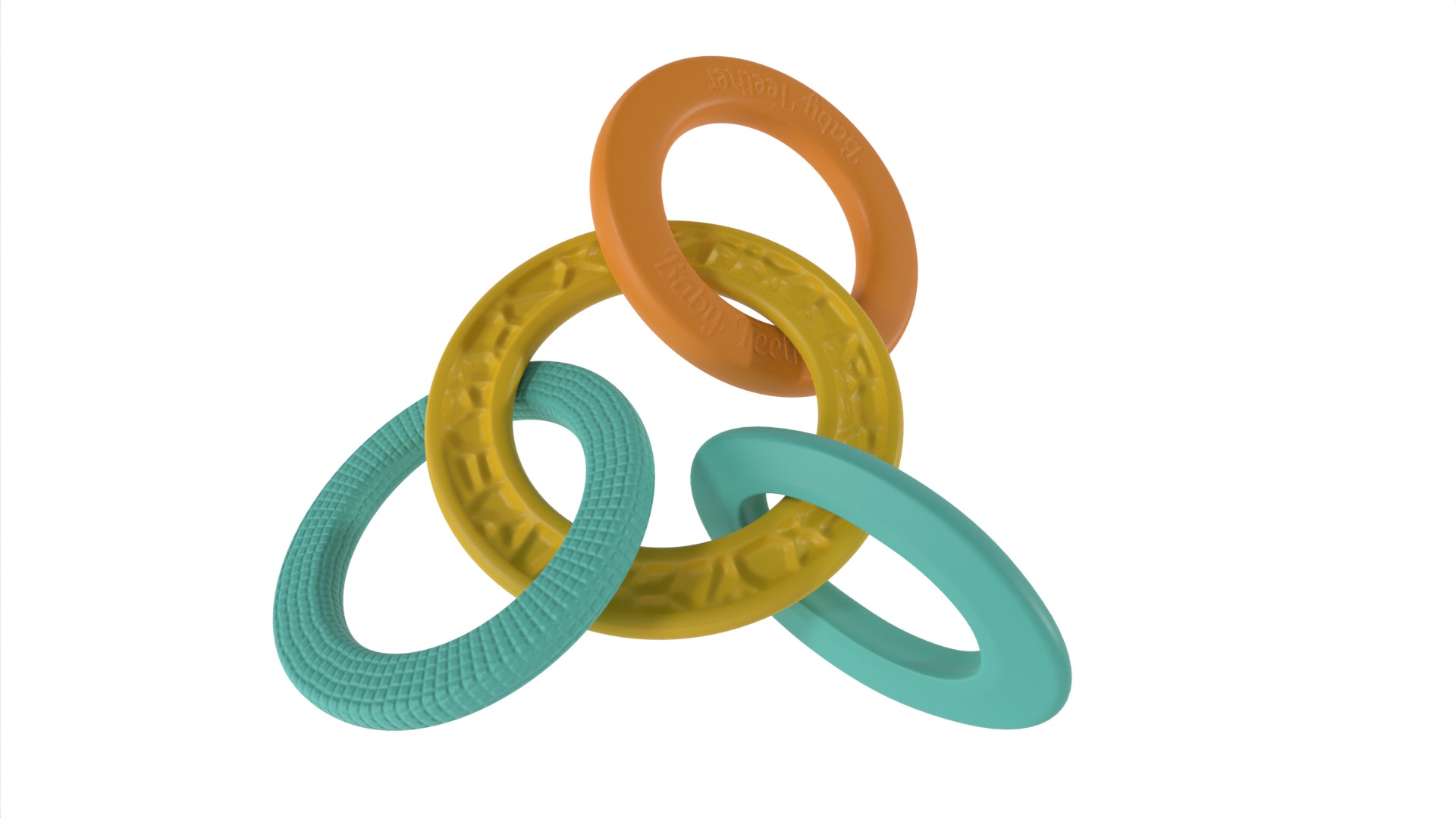 Baby feeding and care Baby Teether 3D model_2