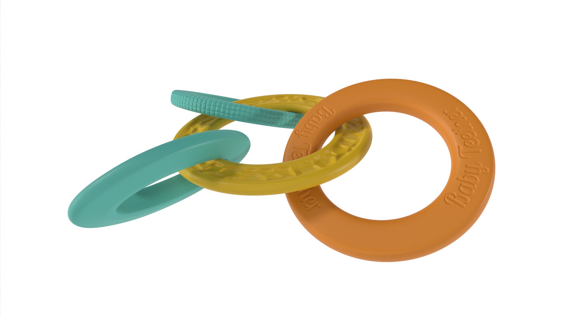 Baby feeding and care Baby Teether 3D model_6